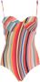 PS By Paul Smith Multicolor Gestreepte Zwembroek Ss23 Multicolor Dames - Thumbnail 1