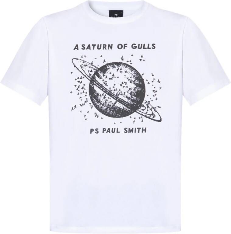 PS By Paul Smith T-shirt met logo White Heren