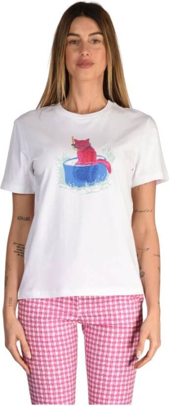 PS By Paul Smith T-Shirts Wit Dames