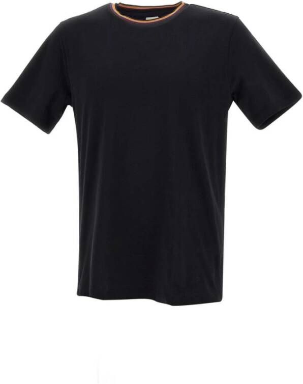 Paul Smith Zwart Gestreepte T-shirt Black Heren