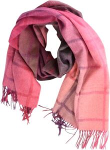 PS By Paul Smith Winter Scarves Roze Dames