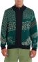 PS By Paul Smith Heren Cardigan met Rits Geïnspireerd door Bandana Green Heren - Thumbnail 1