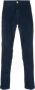 PT Torino Navy Blauwe Stretch-Katoen Enkellange Broek Blue Heren - Thumbnail 1