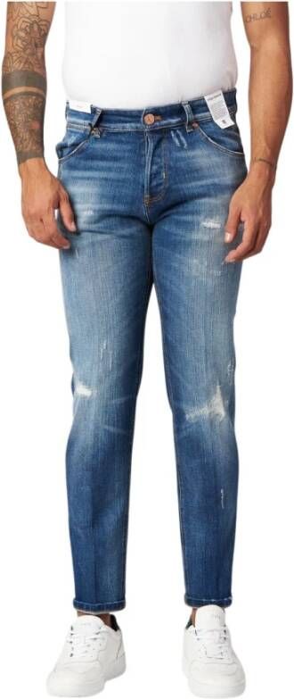 PT Torino Broek Blauw Heren