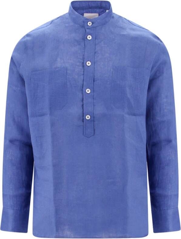 PT Torino Casual Shirts Blauw Heren