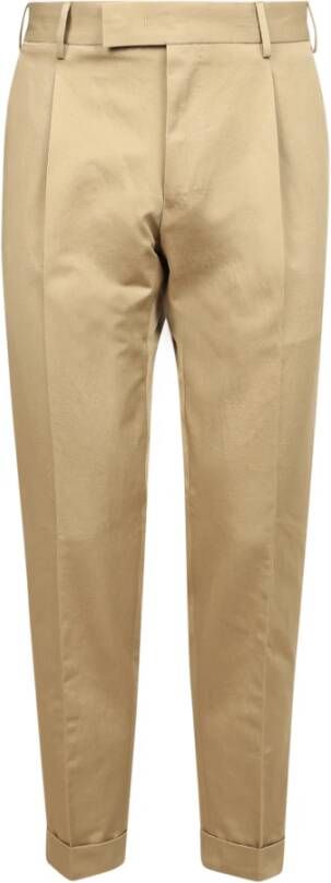 PT Torino Chino slanke broek Groen Heren