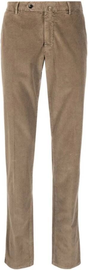 PT Torino Cropped Trousers Bruin Heren
