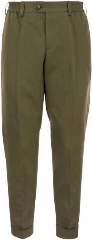 PT Torino Cropped Trousers Groen Heren