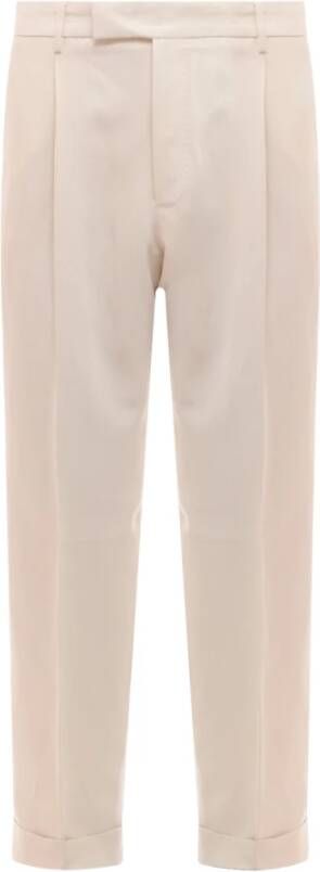 PT Torino Cropped Trousers Wit Heren