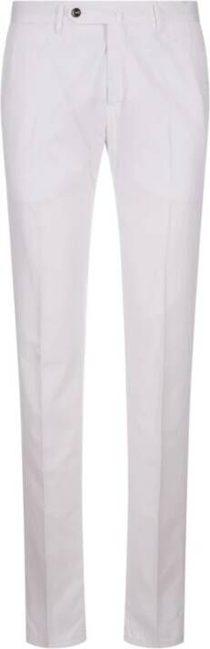 PT Torino Cropped Trousers White Heren