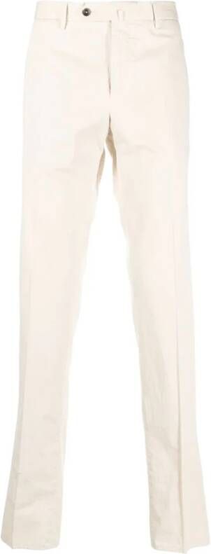 PT Torino Cropped Trousers Wit Heren