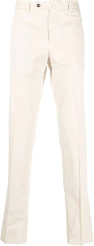 PT Torino Cropped Trousers White Heren