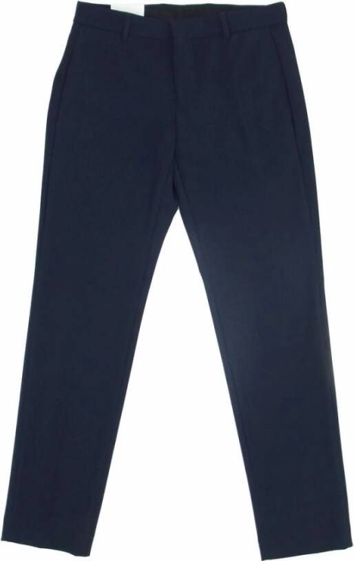 PT Torino Donkerblauwe relaxte broek voor zakelijke casual Blauw Heren