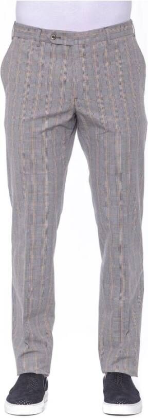 PT Torino Gray Cotton Jeans & Pant Grijs Heren