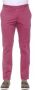 PT Torino Mannen Fuchsia Katoenen Jeans met Overlappende Sluiting Pink Heren - Thumbnail 1