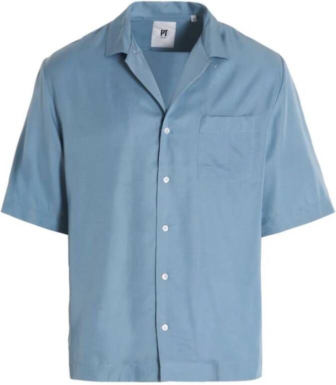 PT Torino Men's Shirt Blauw Heren
