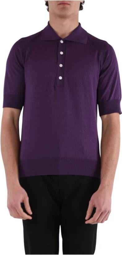 PT Torino Polo Shirt Purple Heren
