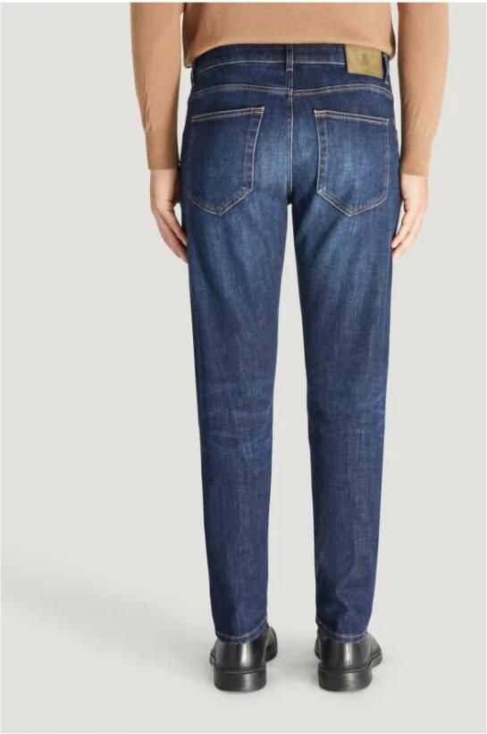 PT Torino Reguliere Breakbeat Blauwe Jeans Blue Heren - Foto 4