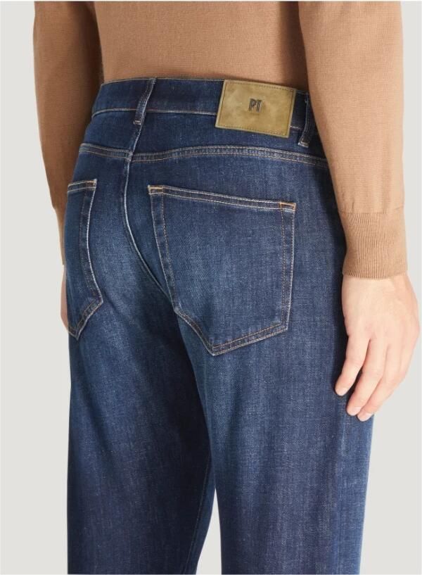 PT Torino Reguliere Breakbeat Blauwe Jeans Blue Heren - Foto 2