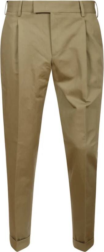 PT Torino Rebel 1 plooien broek Beige Heren