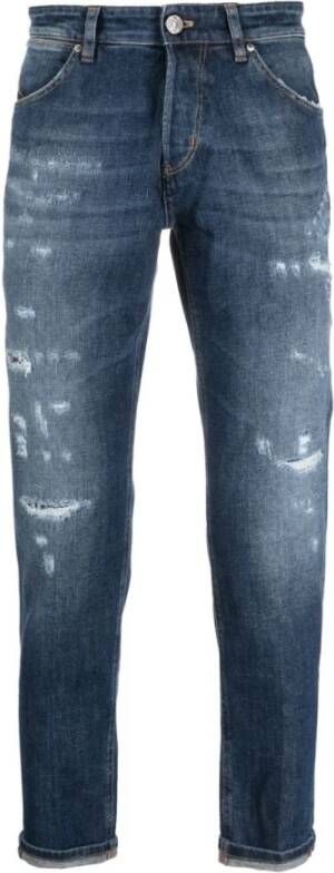 PT Torino Rechte jeans Blauw Heren
