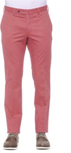 PT Torino Red Cotton Jeans Pant Rood Heren
