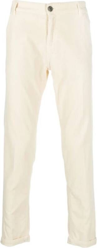 PT Torino Stijlvolle enkel-lengte broek voor mannen Beige Heren