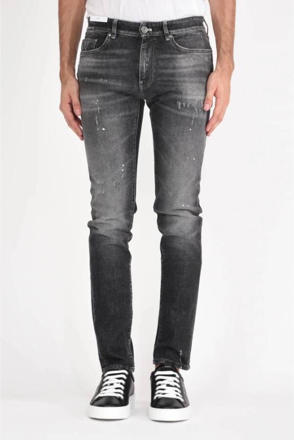 PT Torino Slim-fit jeans Zwart Heren