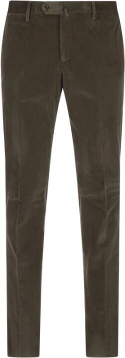 PT Torino Slim-fit Trousers Bruin Heren