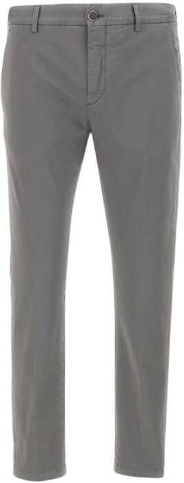 PT Torino Slim-fit Trousers Grijs Heren