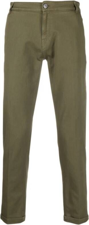 PT Torino Slim-fit Trousers Groen Heren
