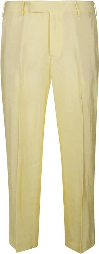 PT Torino Straight Trousers Geel Dames