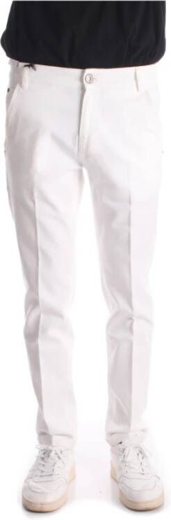 PT Torino Straight Trousers White Heren