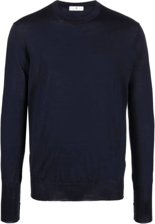 PT Torino Sweaters Blue Blauw Heren