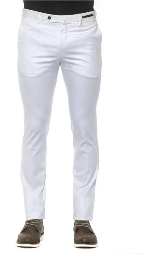 PT Torino Comfortabele en stijlvolle katoenen broeken & jeans White Heren