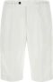 PT Torino Witte Lyocell Bermuda Shorts White Heren - Thumbnail 1