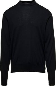 PT Torino Zwarte Sweaters met Ronde Hals Zwart Heren