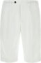 PT Torino Witte Lyocell Bermuda Shorts White Heren - Thumbnail 3