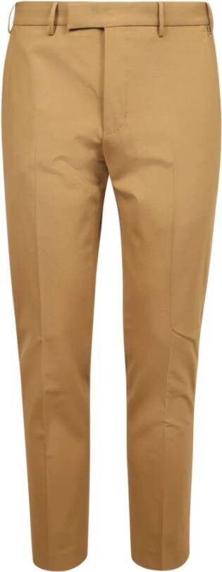 Pt01 Chino slanke broek Bruin Heren