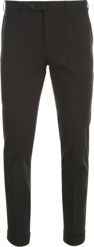 Pt01 Gebreide slanke broek Zwart Heren