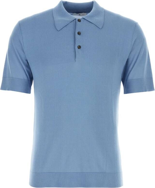 Pt01 Polo Shirt Blauw Heren