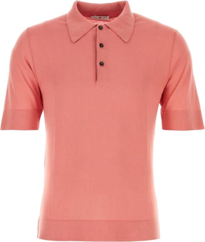 PT Torino Polo Shirt Pink Heren