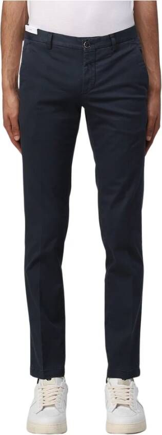 Pt01 Slim-fit Trousers Blauw Heren