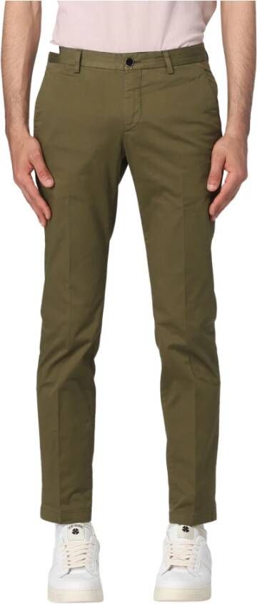 Pt01 Straight Trousers Groen Heren