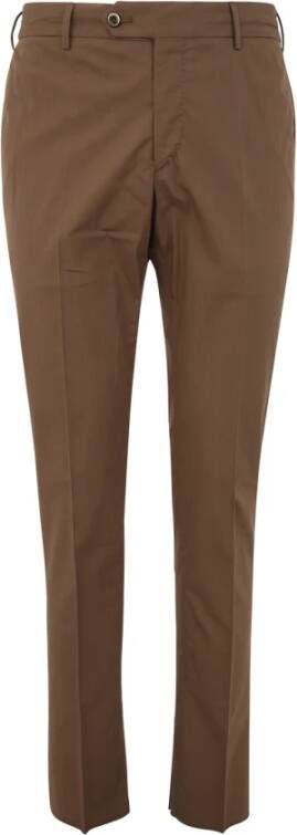 Pt01 Suit Trousers Bruin Heren