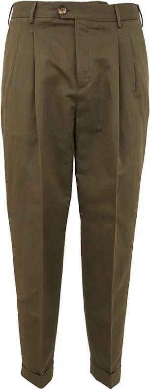 Pt01 Suit Trousers Groen Heren