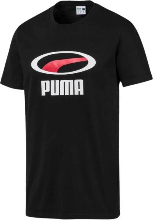 Puma Ademend Grafisch T-shirt Zwart Heren