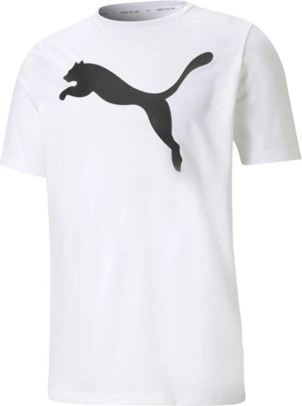 Puma Bedrukt Logo DryCell T-Shirt White Heren