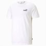 Puma Bedrukt Logo Katoenen T-Shirt Wit White Heren - Thumbnail 2
