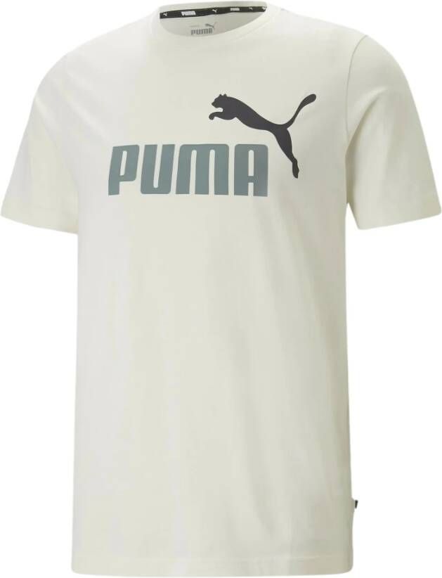 Puma Beige Essential 2 Col Logo Tee Beige Heren